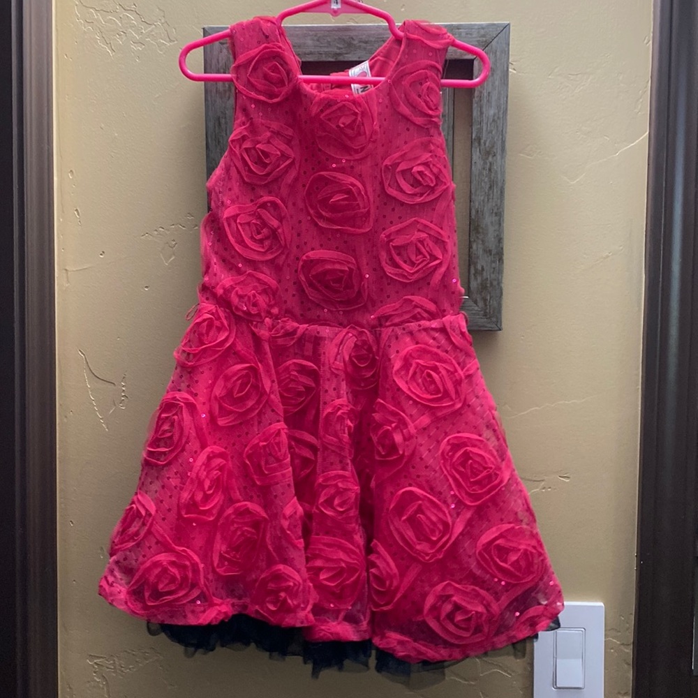 Hit pink dress. Little girls. Great condition.